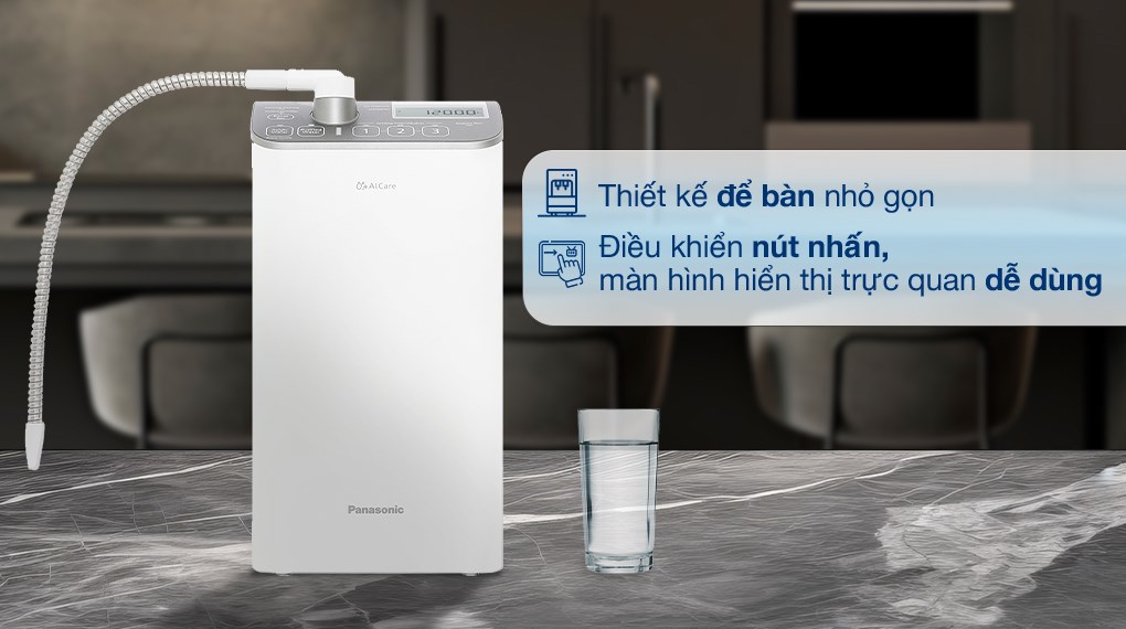 Máy lọc nước điện giải ion kiềm Panasonic TK-AS500-ZVN 3 tấm điện cực