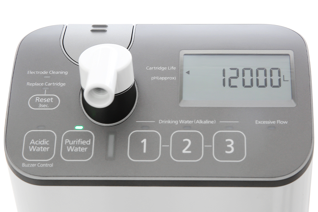Máy lọc nước điện giải ion kiềm Panasonic TK-AS500-ZVN 3 tấm điện cực Màu Trắng - Xám