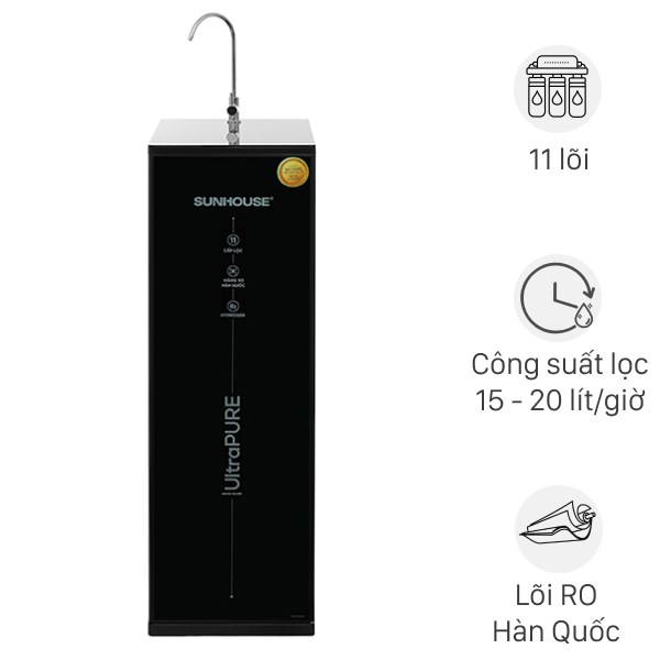 Máy Lọc Nước Ro Sunhouse Ultrapure Sha8800Kl 11 Lõi