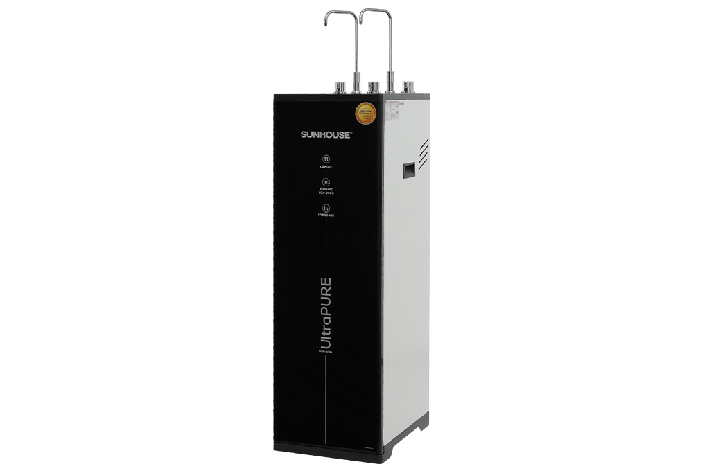 Máy lọc nước RO nóng nguội lạnh Hydrogen Sunhouse UltraPURE SHA76222KL 11 lõi Màu Trắng/Đen