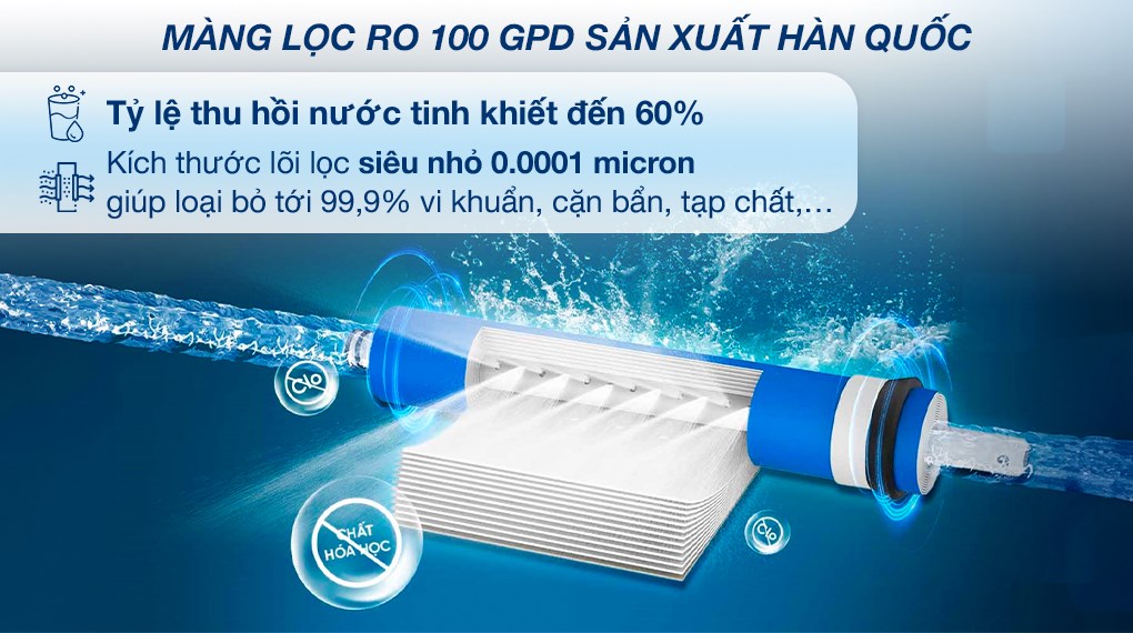 Máy lọc nước RO nóng nguội lạnh Hydrogen Livotec 636 10 lõi