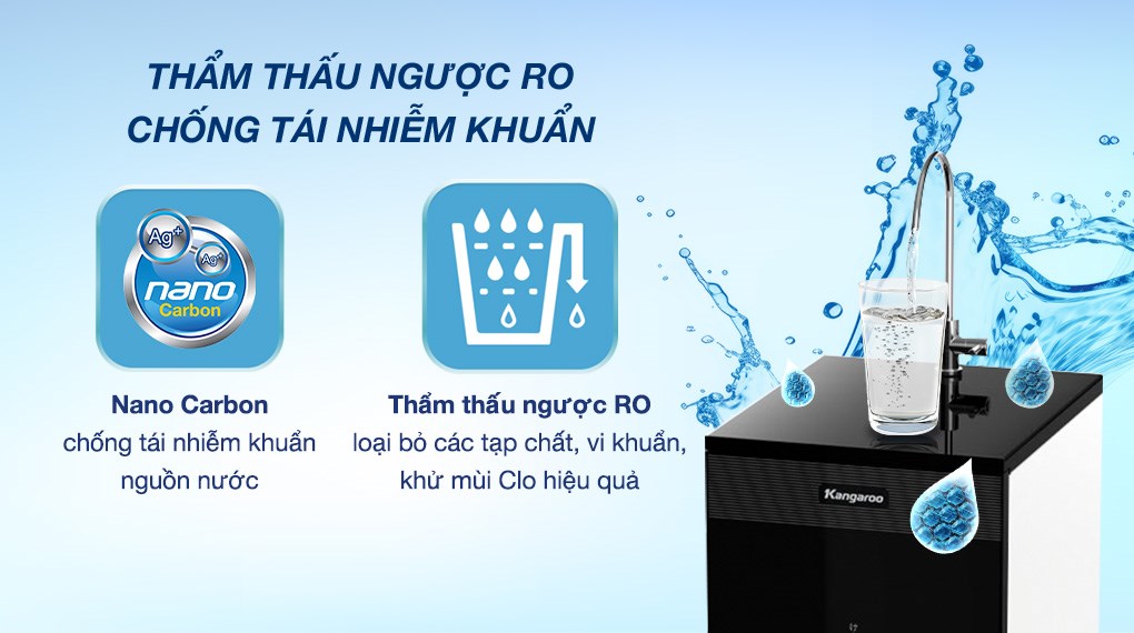 Máy lọc nước RO Hydrogen Kangaroo KG11A1 11 lõi