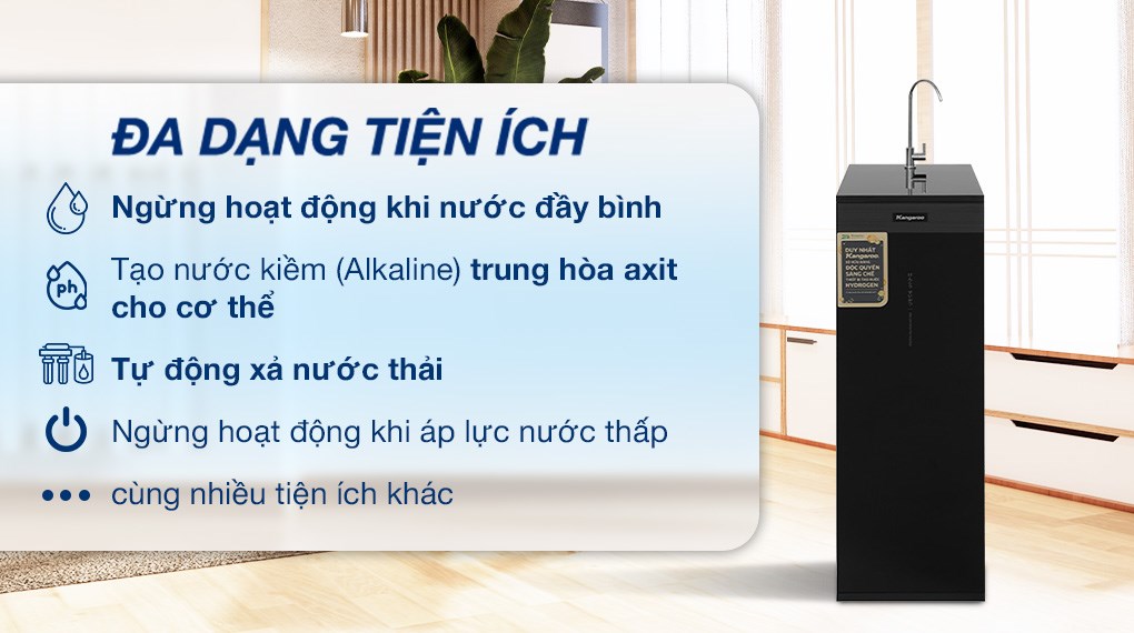 Máy lọc nước RO Hydrogen Kangaroo KG11A1 11 lõi