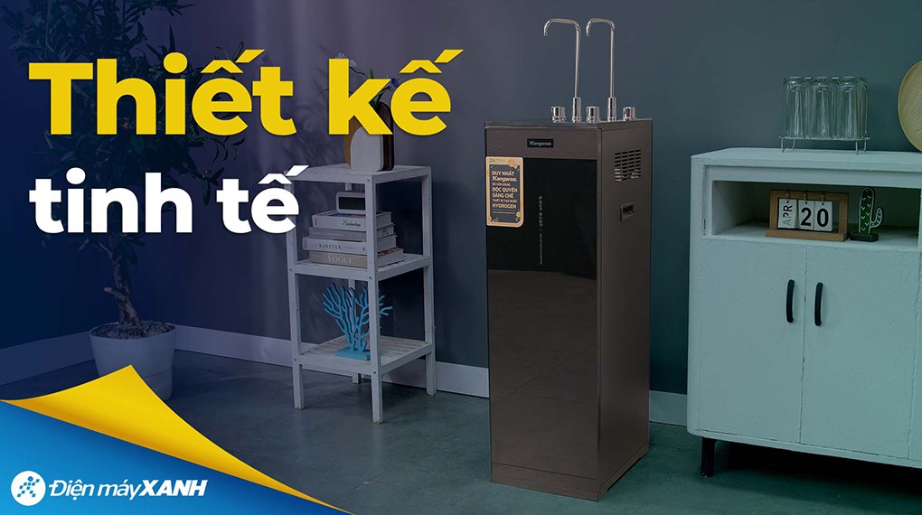 Máy lọc nước RO nóng nguội lạnh Hydrogen Kangaroo KG11A3 11 lõi