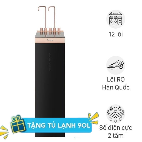 Máy lọc nước RO nóng nguội lạnh Hydrogen ion kiềm Kangaroo KGHC12A2