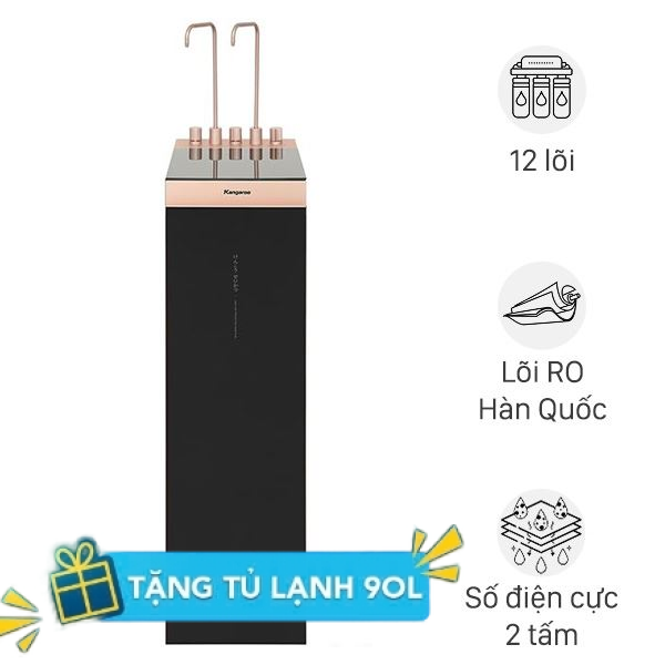 Máy lọc nước RO nóng nguội lạnh Hydrogen ion kiềm Kangaroo KGHC12A3