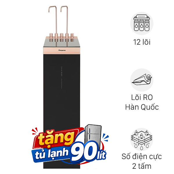Máy lọc nước RO nóng nguội lạnh Hydrogen ion kiềm Kangaroo KGHC12A3