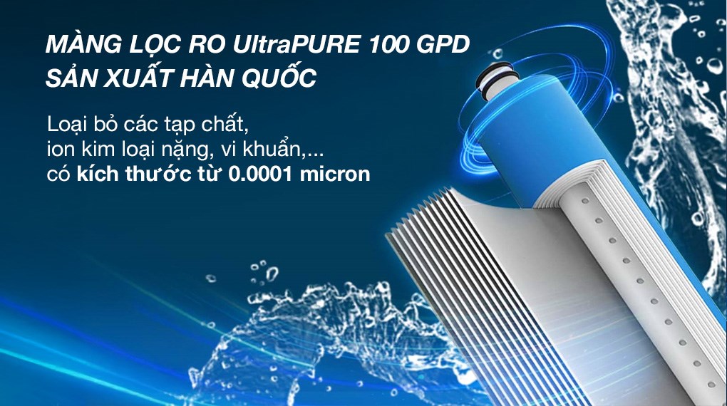 Máy lọc nước RO nóng nguội lạnh Hydrogen Sunhouse UltraX SHA76658SH 11 lõi