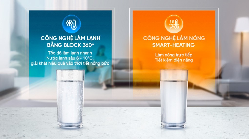 Máy lọc nước RO nóng nguội lạnh Hydrogen Sunhouse UltraX SHA76688SH 11 lõi