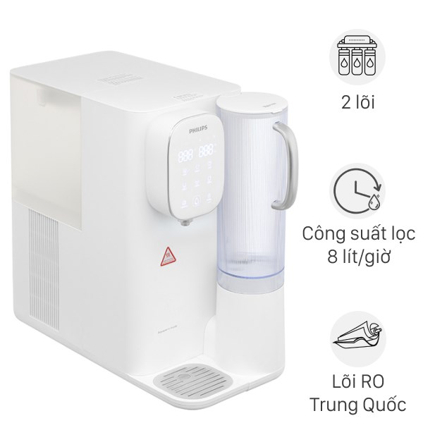 Máy lọc nước RO nóng nguội lạnh Philips ADD6912WH/74 2 lõi