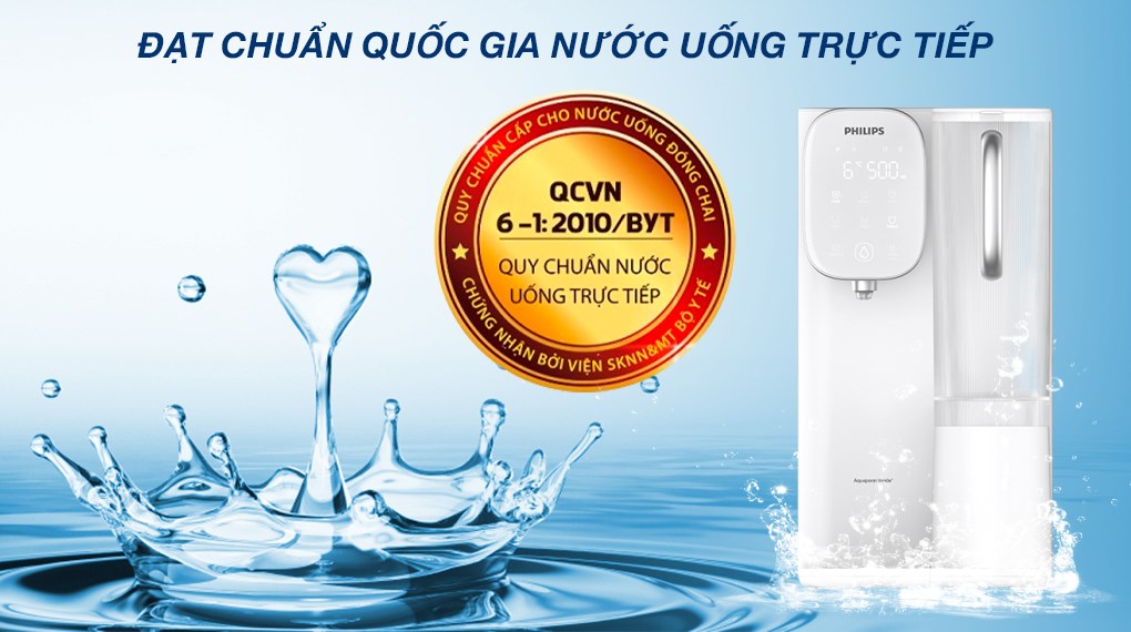 Máy lọc nước RO nóng nguội lạnh Philips ADD6912WH/74 2 lõi