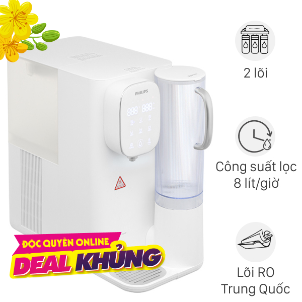 Máy lọc nước RO nóng nguội lạnh Philips ADD6912WH/74