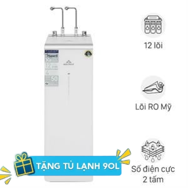 Máy lọc nước RO nóng nguội lạnh Hydrogen ion kiềm Hòa Phát HPA885