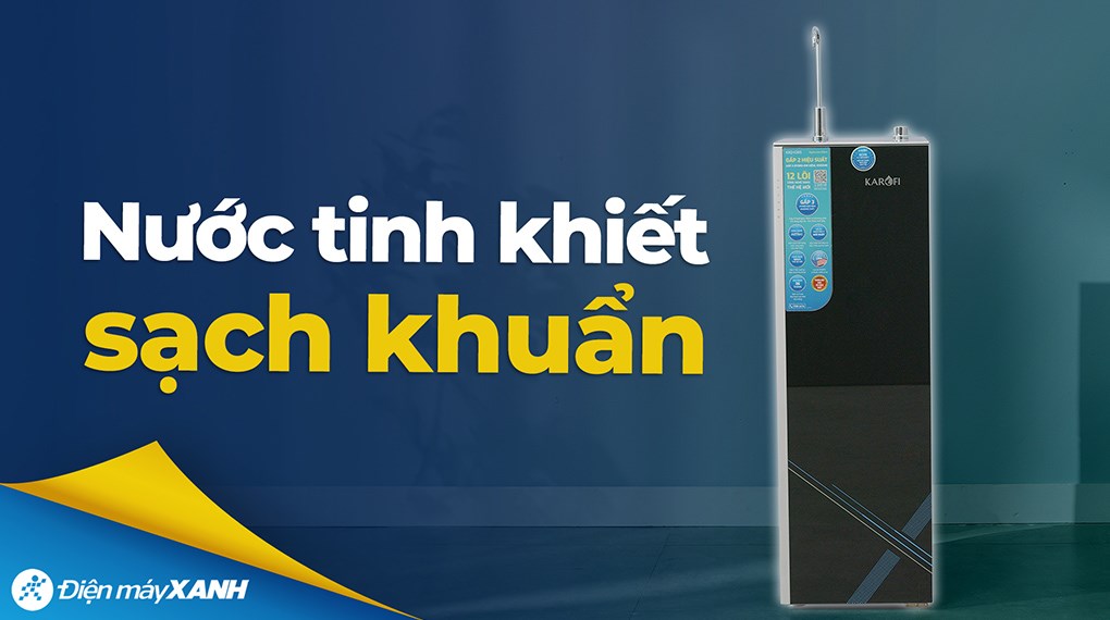 Máy lọc nước RO Hydrogen Karofi KAQ-X26S 12 lõi