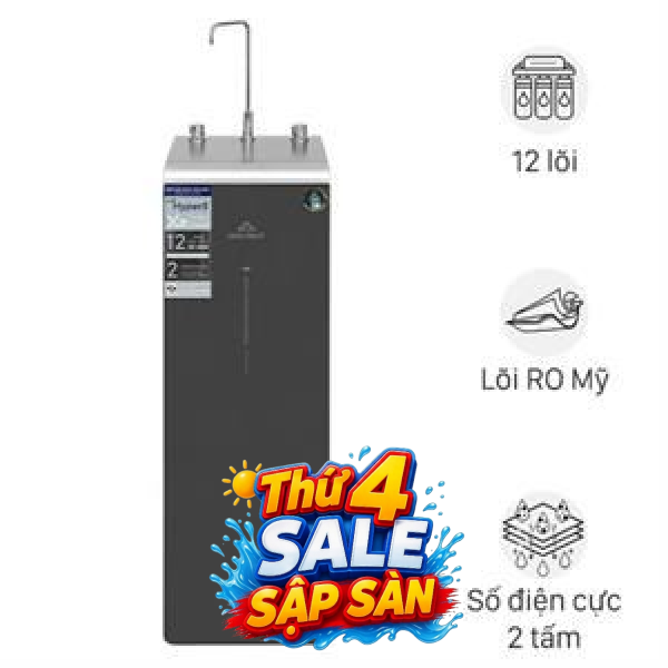 Máy lọc nước RO Hydrogen ion kiềm Hòa Phát HPA856