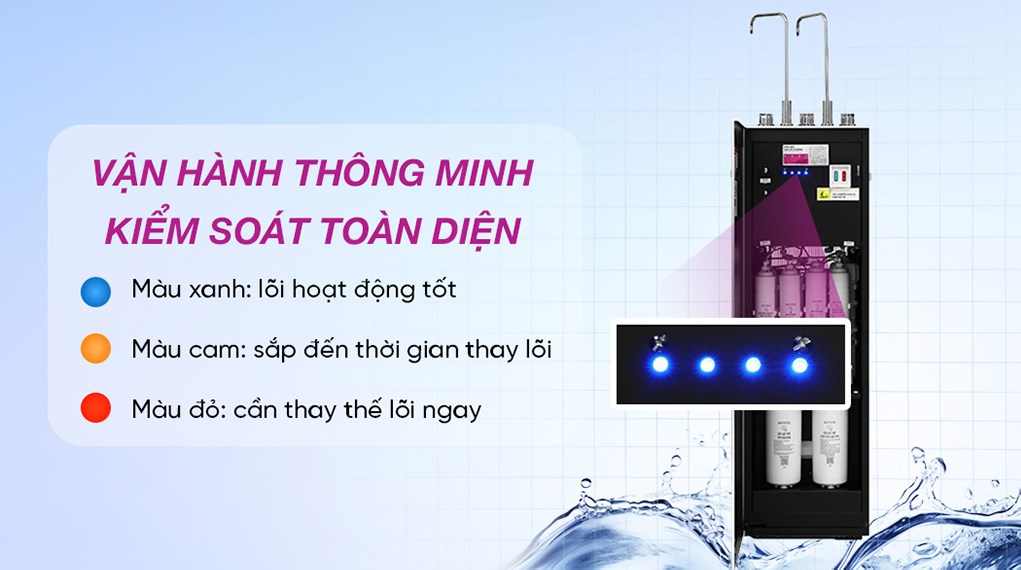 Máy lọc nước RO nóng nguội lạnh Mutosi MP-S129 10 lõi