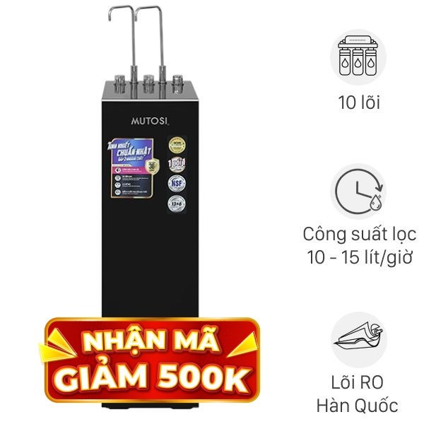 Máy lọc nước RO nóng nguội lạnh Mutosi MP-S129 10 lõi