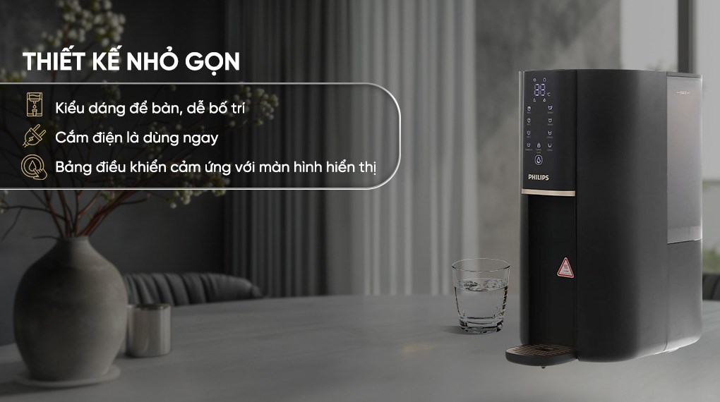 Máy lọc nước RO nóng nguội Philips ADD6901HBK01/90 1 lõi