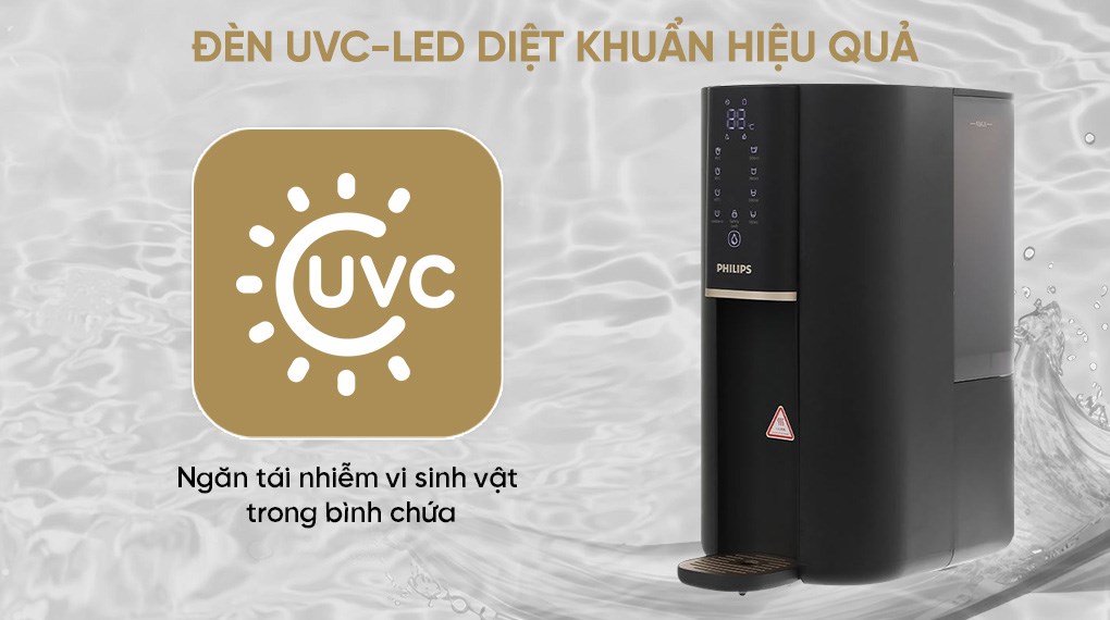 Máy lọc nước RO nóng nguội Philips ADD6901HBK01/90 1 lõi