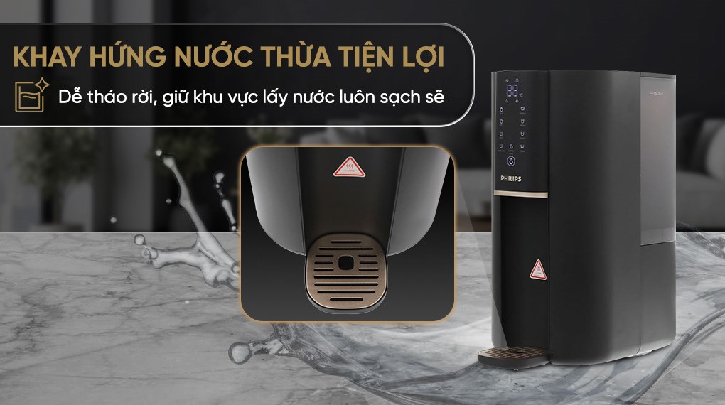 Máy lọc nước RO nóng nguội Philips ADD6901HBK01/90 1 lõi