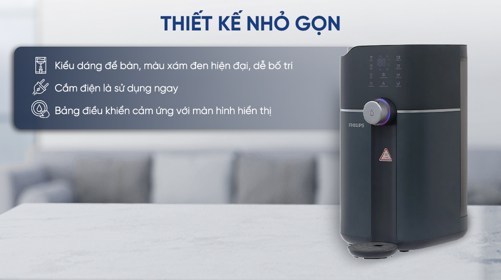 Máy lọc nước RO nóng nguội Philips ADD6910DG/90 1 lõi