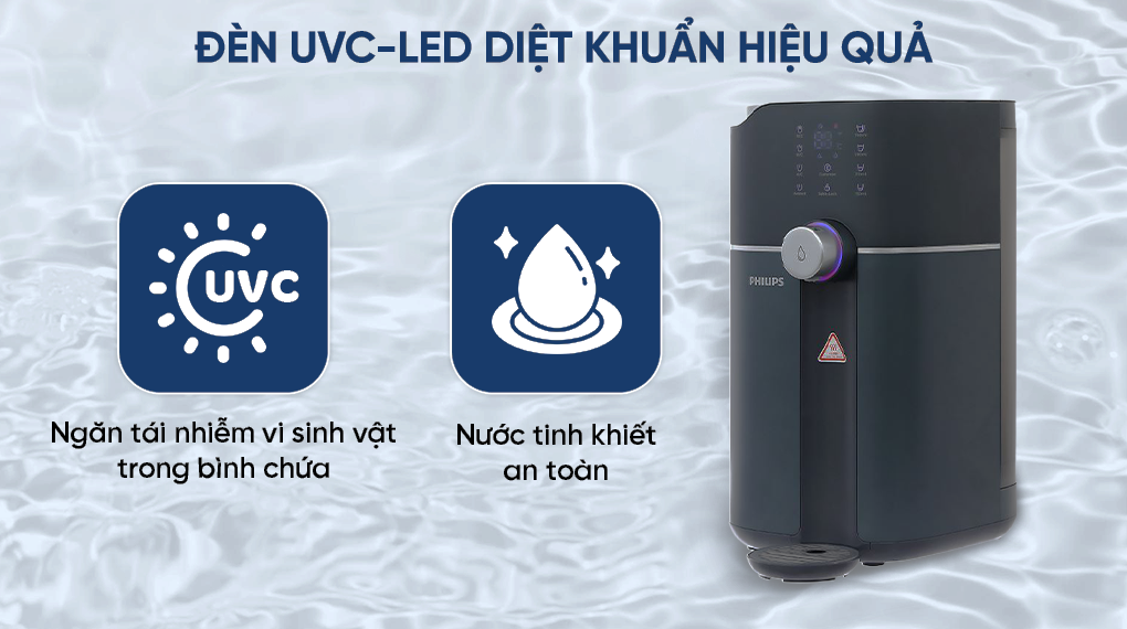 Máy lọc nước RO nóng nguội Philips ADD6910DG/90 1 lõi