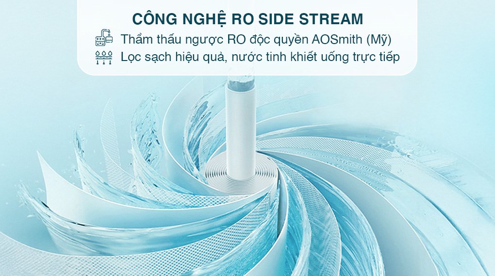 Máy lọc nước RO nóng nguội AOSmith ECO-AOC75PUR 4 lõi