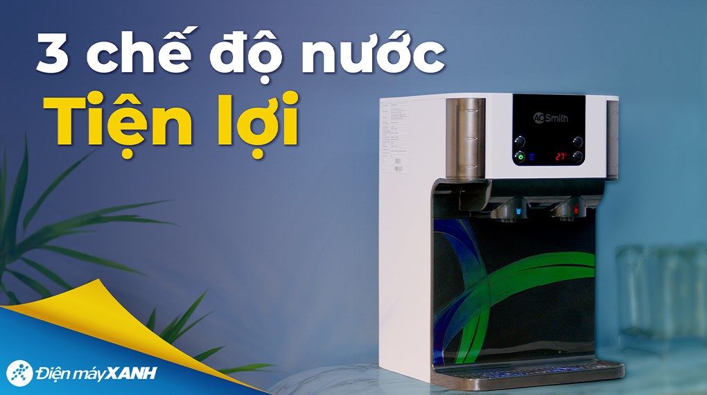 Máy lọc nước RO nóng nguội AOSmith ECO-AOC75PUR 4 lõi