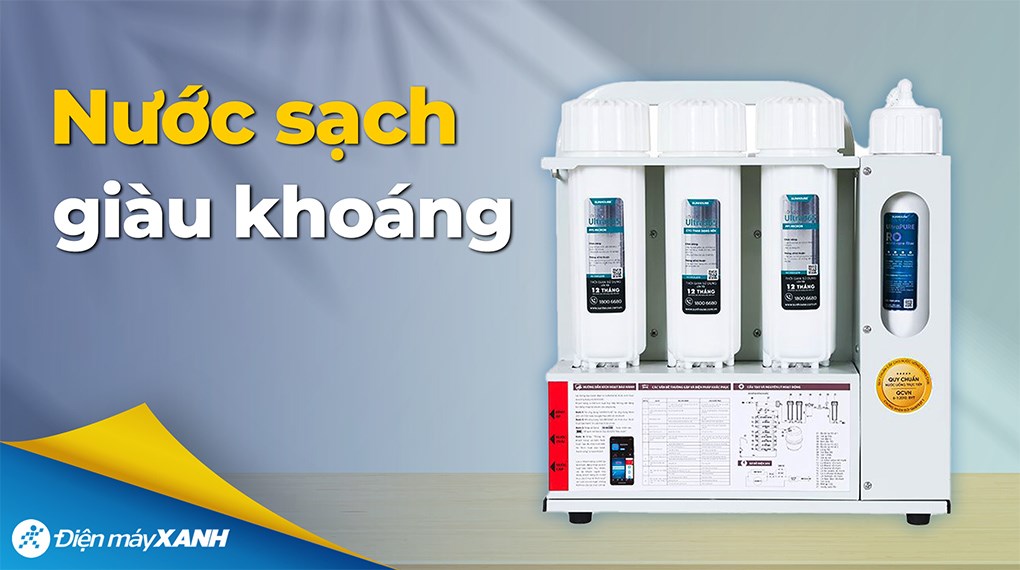Máy lọc nước RO Sunhouse SHA8356U 12 lõi