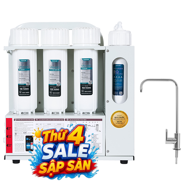 Máy lọc nước RO Hydrogen Sunhouse SHA8356U