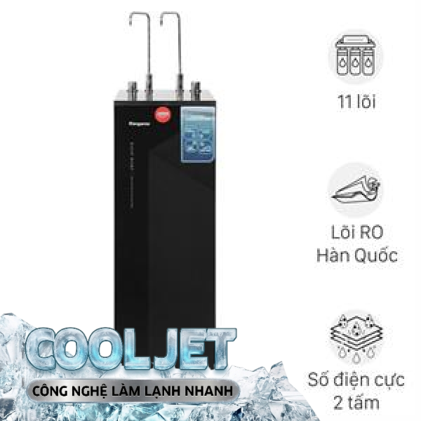 Máy lọc nước RO nóng nguội lạnh Hydrogen ion kiềm Kangaroo KGHC11A4