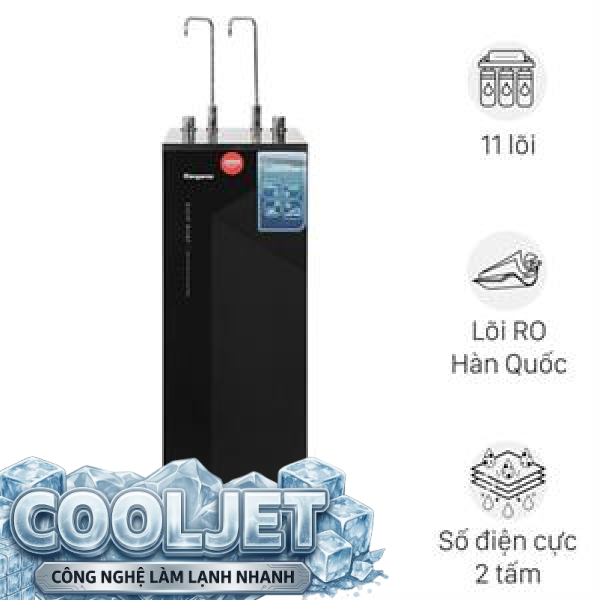 Máy lọc nước RO nóng nguội lạnh Hydrogen ion kiềm Kangaroo KGHC11A4