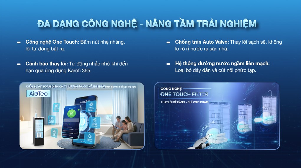 Máy lọc nước RO Karofi Platinum S2 12 lõi