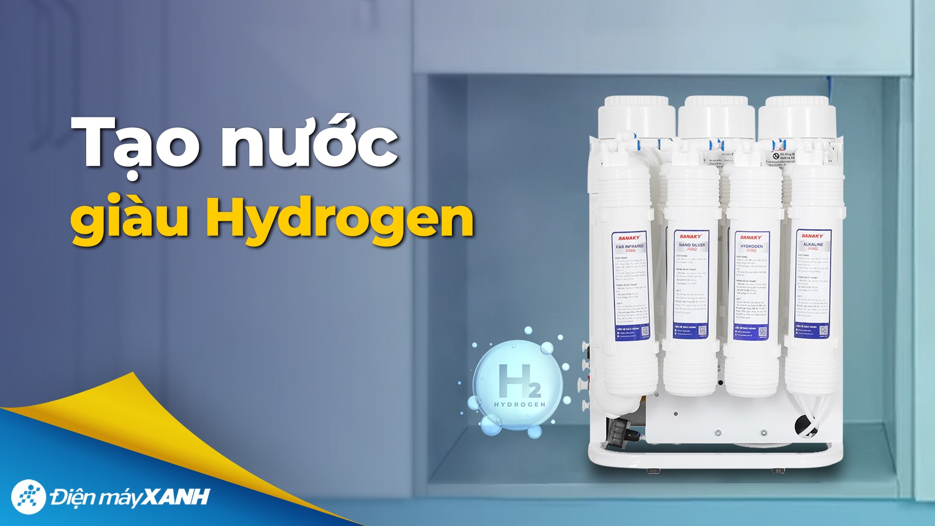 Máy lọc nước RO Sanaky Hydrogen SNK-US1HK16 11 lõi