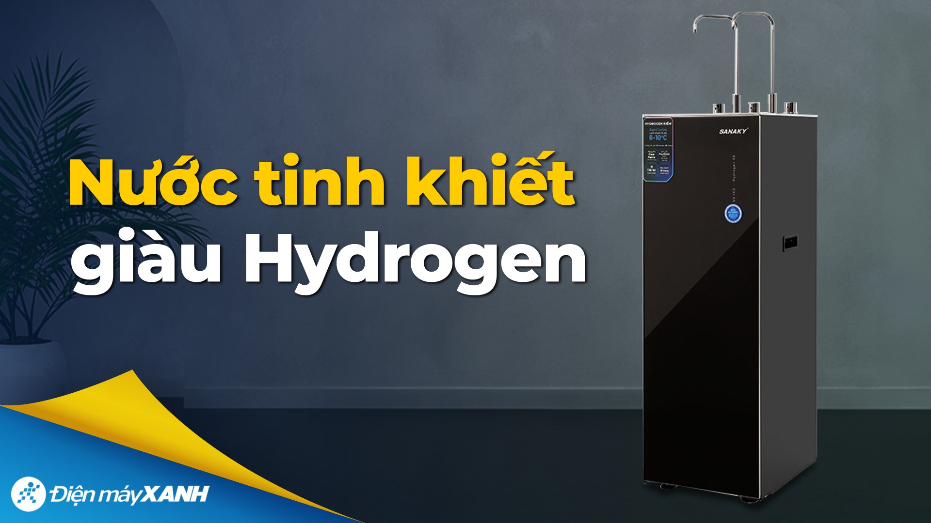 Máy lọc nước RO nóng nguội lạnh Hydrogen Sanaky SNK-TV3HK88 11 lõi