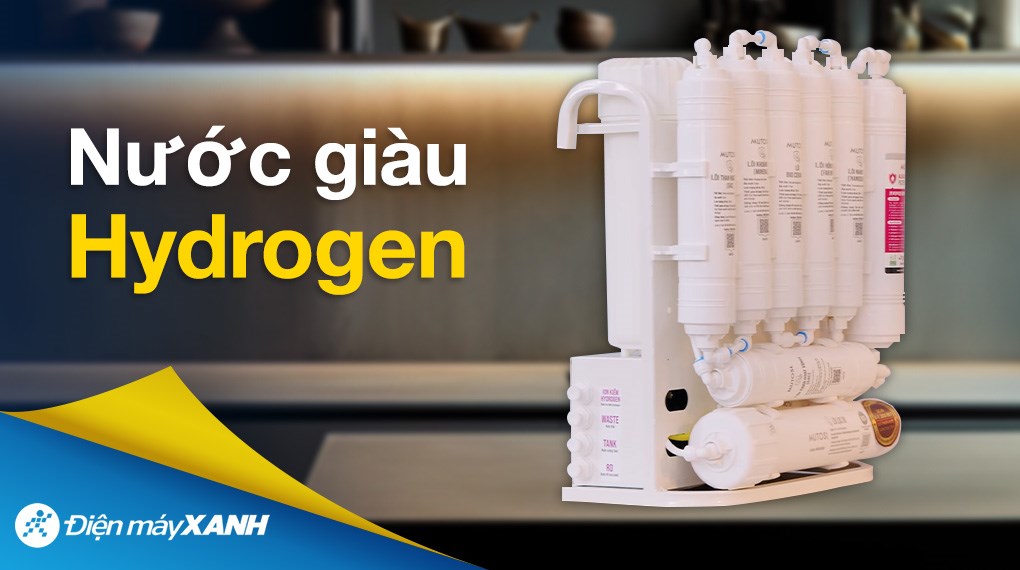 Máy lọc nước RO Hydrogen ion kiềm Mutosi MP-U28H 11 lõi
