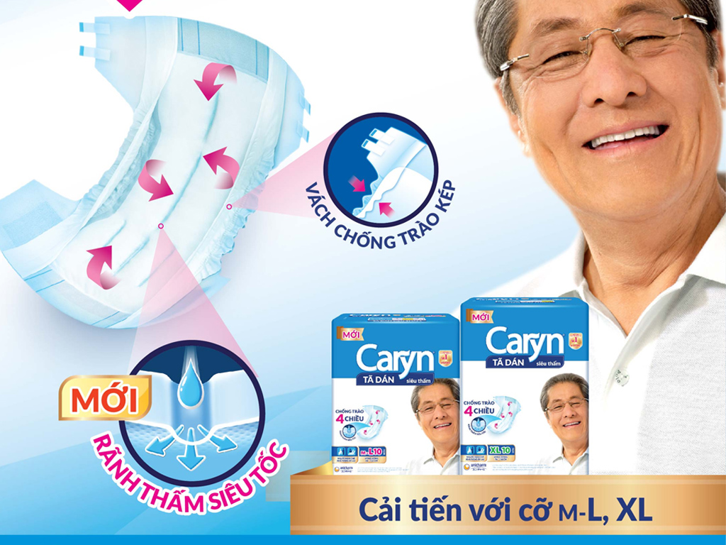 Tã dán Caryn size L 10 miếng 1