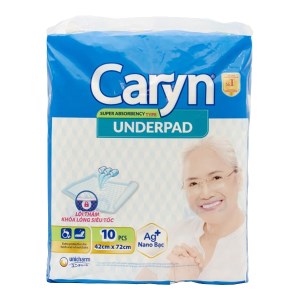 Tấm đệm lót Caryn loại siêu thấm size L 10 miếng