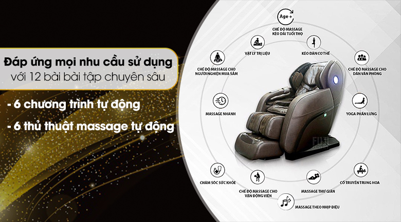 Ghế massage toàn thân Airbike Sports RK-8900S