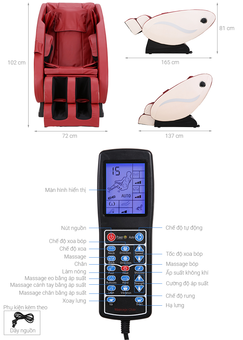 Ghế massage toàn thân Airbike Sports MK-119
