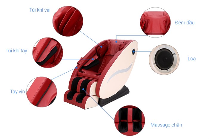 Ghế massage toàn thân Airbike Sports MK-119