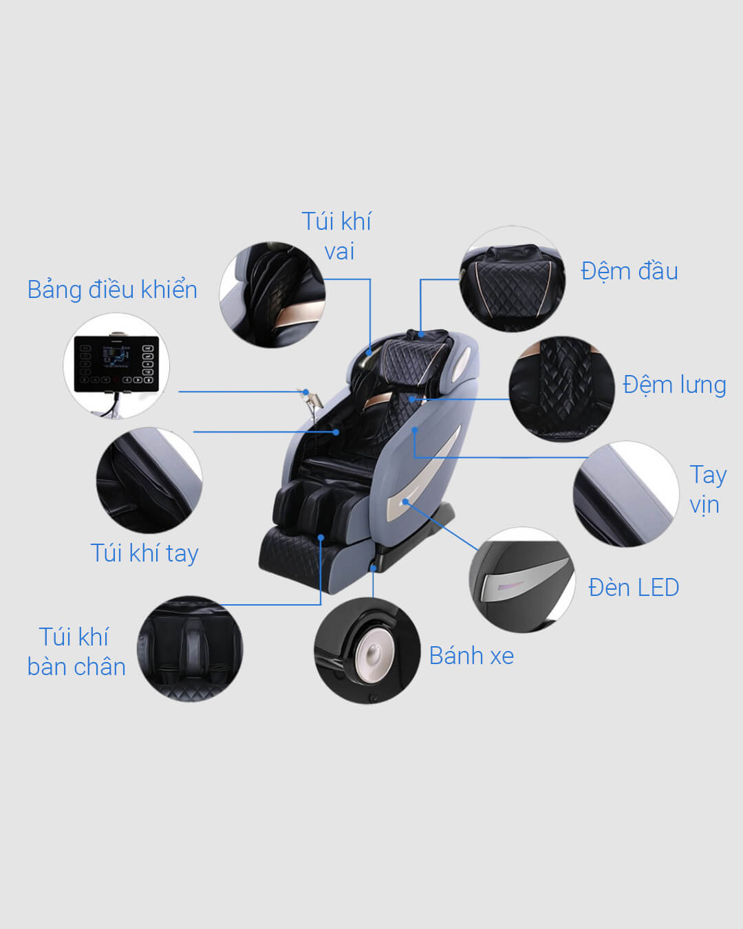 Ghế Massage Airbike Sport MK-278