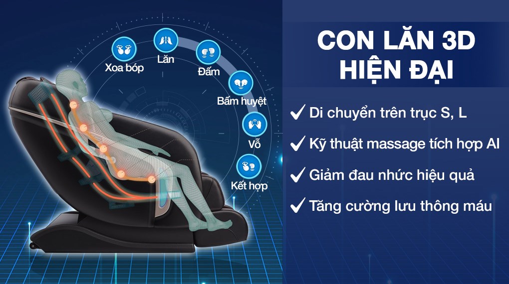 Ghế Massage Daikiosan DVGM-10003