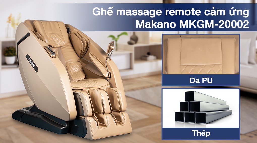 Ghế Massage Remote Cảm Ứng Makano MKGM-20002 có trọng lượng 112kg