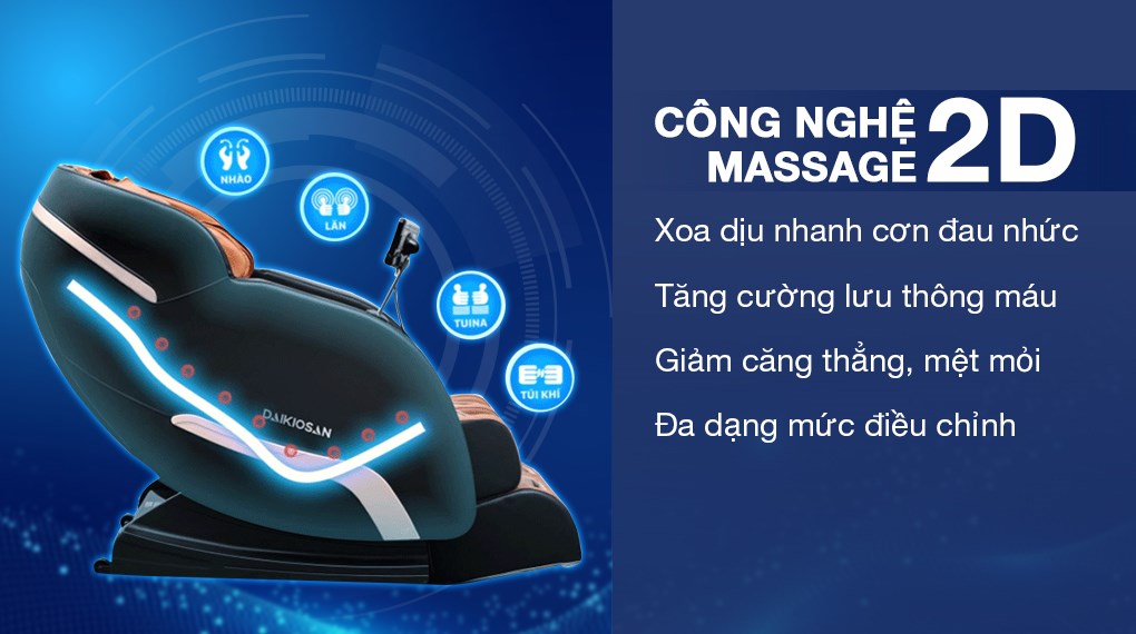 Ghế Massage Daikiosan DKGM-0001D