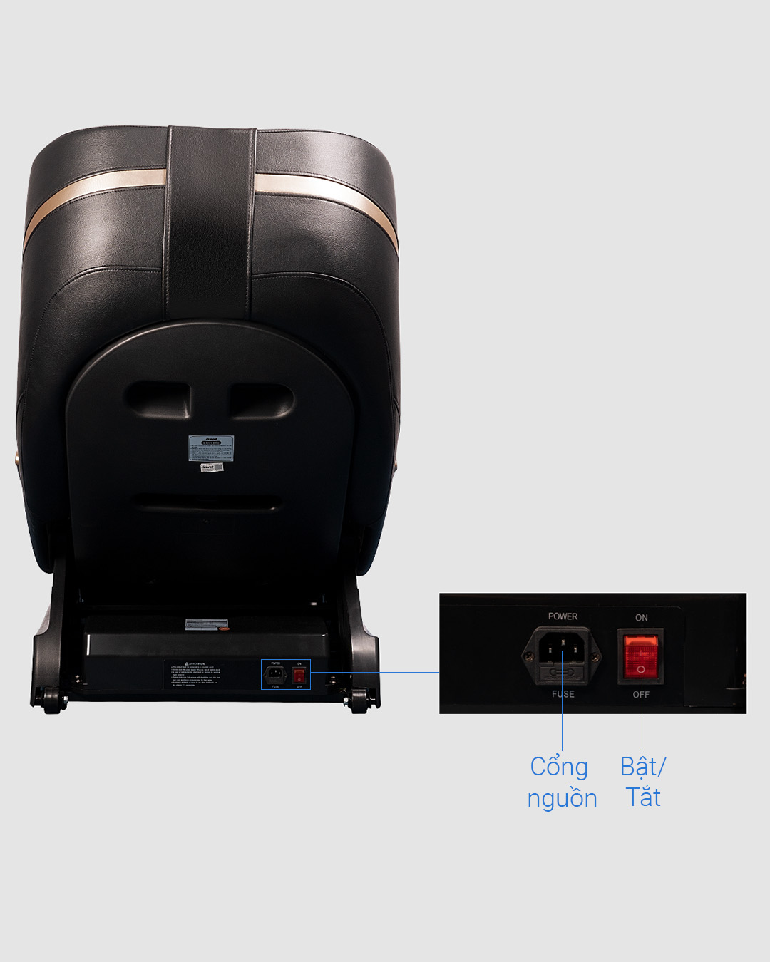 Ghế Massage Daikiosan DKGM-0001D Màu Đen