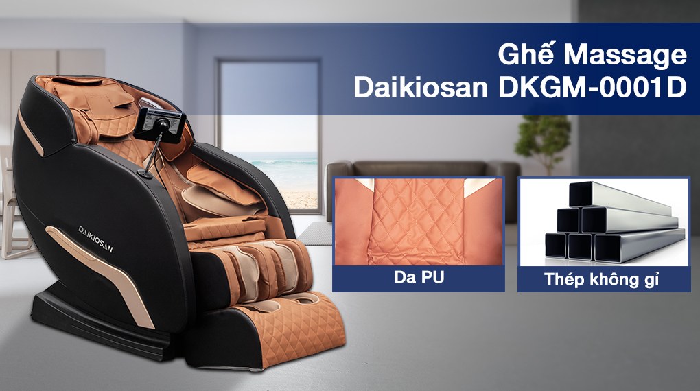 Thiết kế ghế massage Daikiosan DKGM-0001D