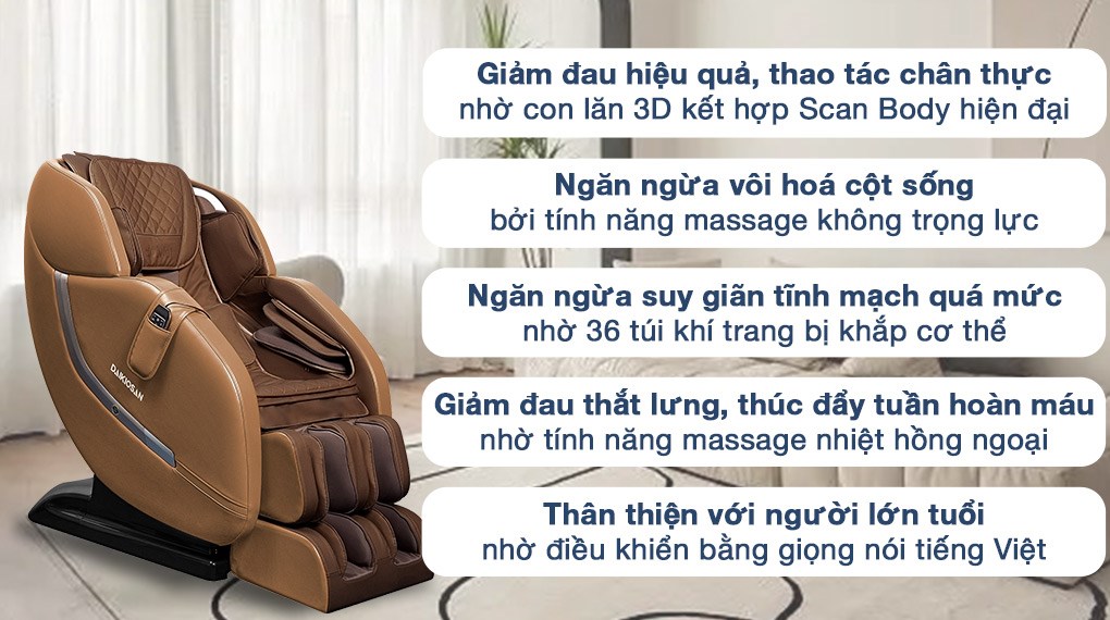 Ghế Massage Daikiosan DKGM-10003 hover