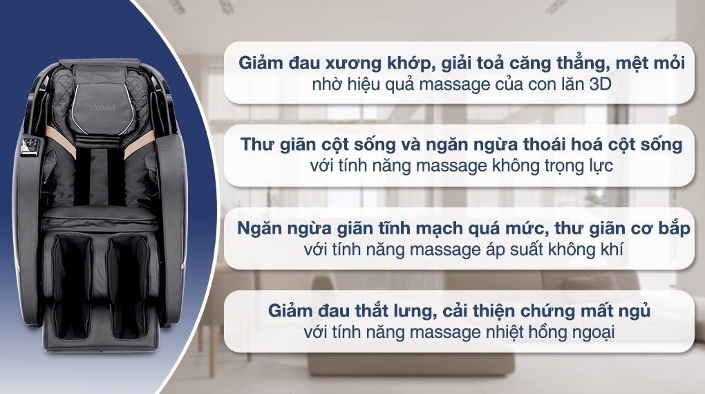 Ghế Massage Daikiosan DKGM-20005D hover