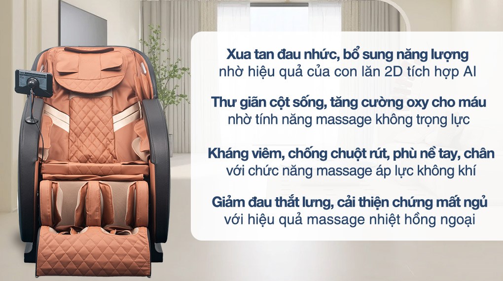 Ghế Massage Makano MKGM-0001D hover